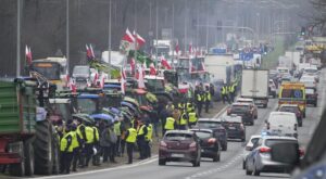 Массовый протест польских фермеров: граница со Словакией заблокирована!