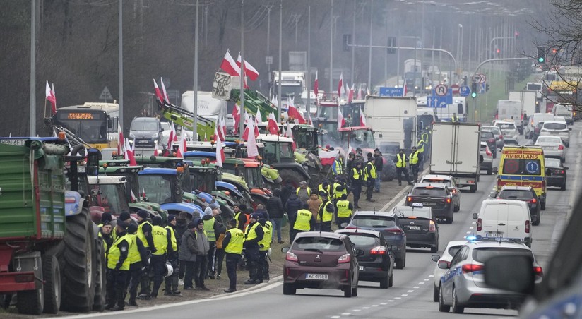 Массовый протест польских фермеров: граница со Словакией заблокирована!